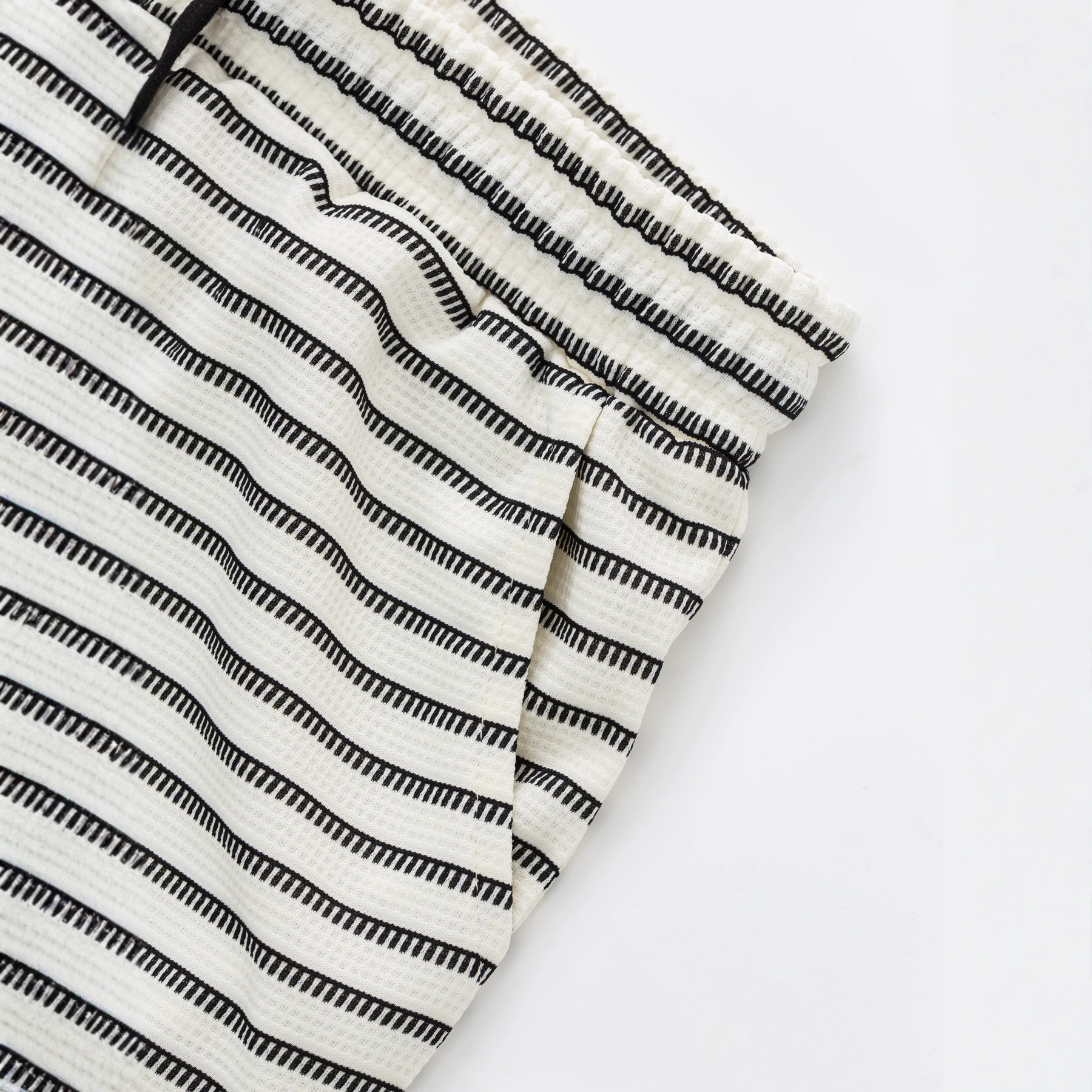 Men's Summer Sports Casual mid Length Striped Shorts American Style Trendy Loose Breathable Five Point Beach Pants_viptrois.com