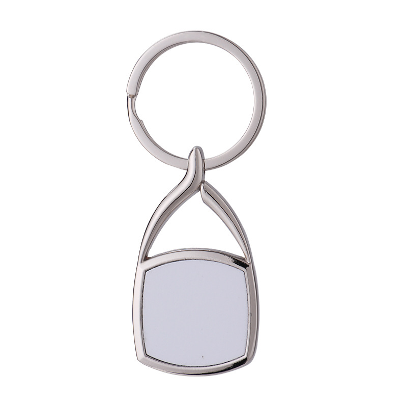 Impresión láser de transferencia térmica de embrión en blanco en stock abre botellas de llave de metal cuchilla caja de cuentas
