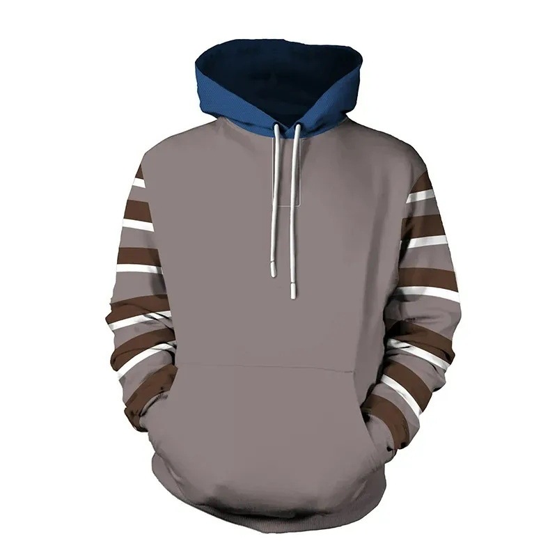 3D Hoodies Pullover Ticci Toby Jacket Cosplay Costume Anime Sweatshirts Men