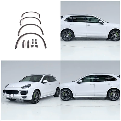 Applicable to 11-17 cayenne 958 platinum version wheel eyebrow assembly (wheel eyebrow cover plate pockmarked surface, can not be painted) (Wheel eyebrow) - suitable-for-11-17-cayenne-958-platinum-version-wheel-eyebrow-assembly-wheel-eyebrow-cover-with-hemp-surface-cannot-be-painted