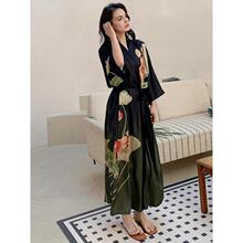 Z 45813 Satin Print Summer Sleepwear ����ӡ��˯�� �羳����