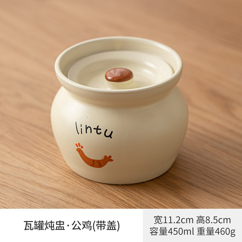 クリーム風シチューの杯瓦缶とスープの陶磁器は蓋をして水をあけて杯を煮込んで缶の家庭用沙県の一人分のスープを煮込んで杯を蒸します。|undefined