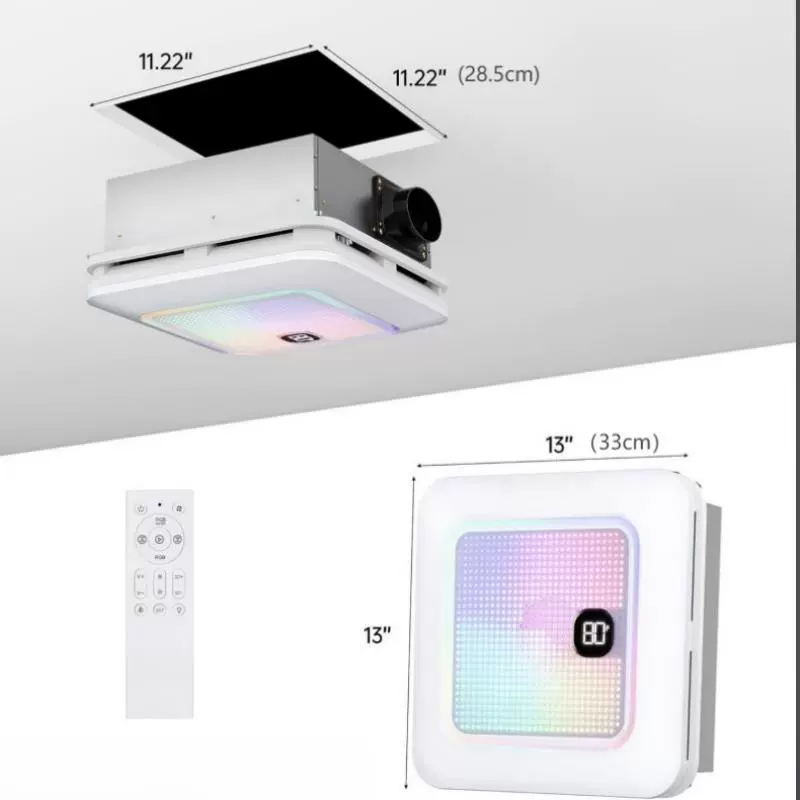 Воздушный вентилятор, ночник, bluetooth, 3 цвета, 110в