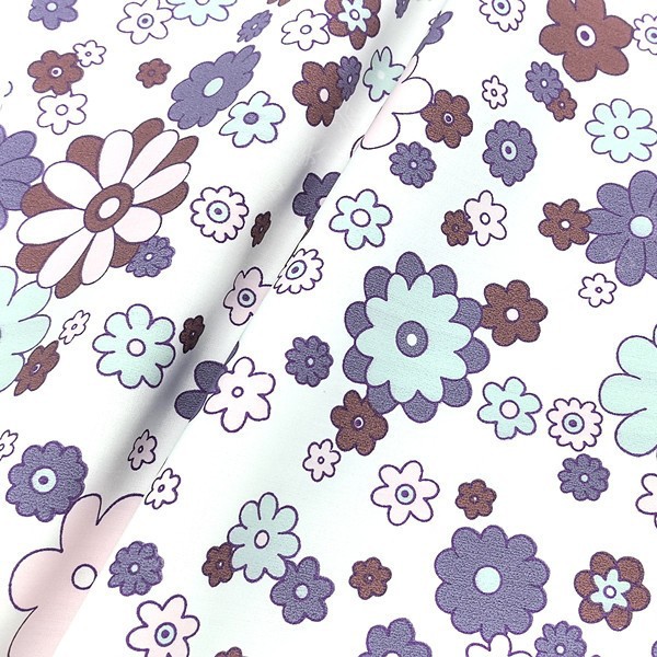 Tela médica resistente al cloro/Estampado de girasoles de cinco colores/Uniforme de enfermera para verano/Hilo de poliéster y algodón/seda/Venta directa de fábrica de textiles para el hogar