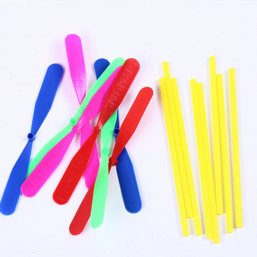 16.8CM hand-rolled bamboo dragonfly/square street stall night market flying fairy flying disc traditional toy plastic flying leaves