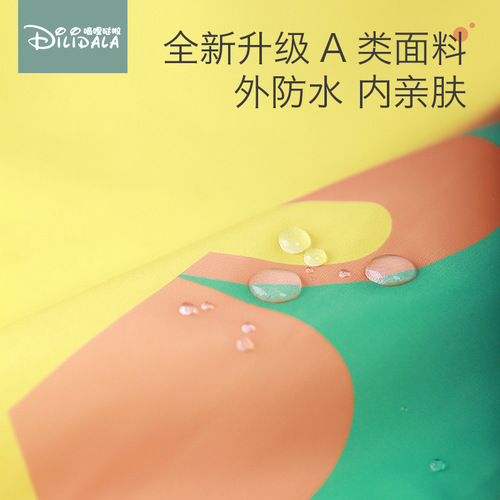 Baby eating bibs, children's waterproof and anti-dirty vest-style smocks, women's spring and summer baby sleeveless aprons