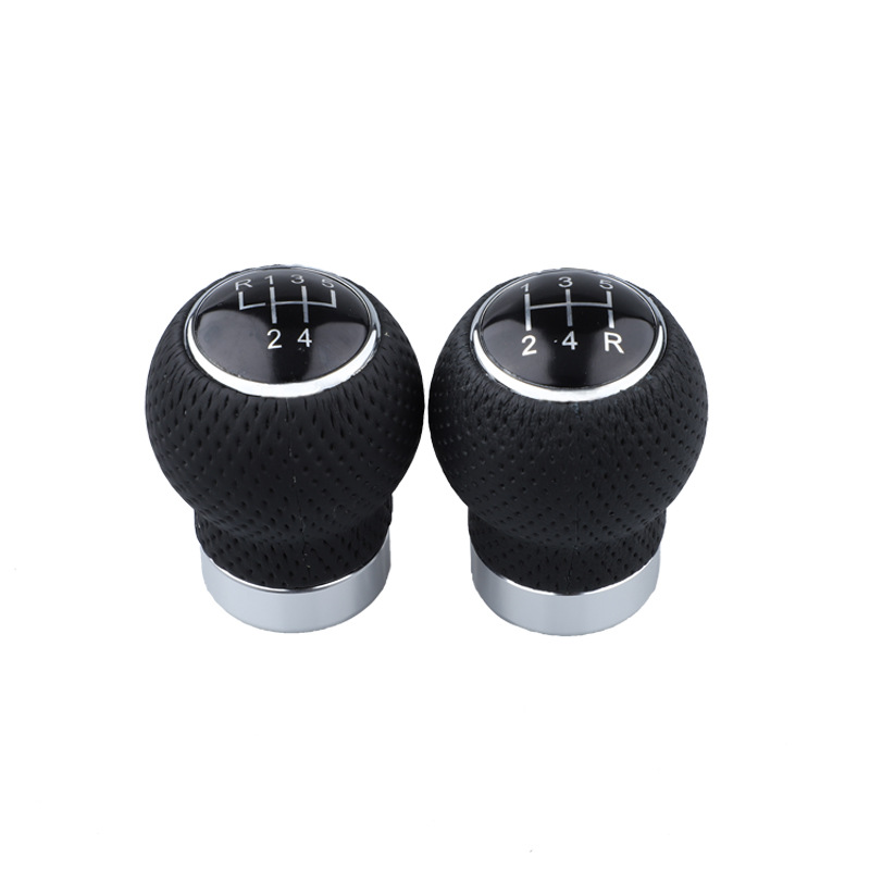 Car gear head manual 5-speed universal gear handle head personalized modification gear lever leather automatic gear shift rod head
