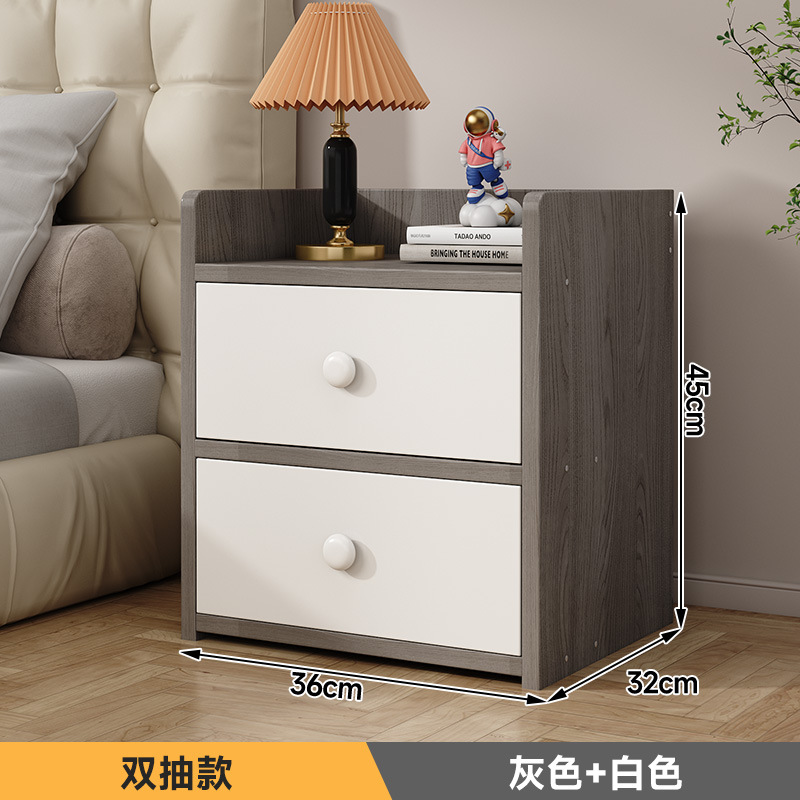 [레귤러 스타일 더블드로우 길이 36cm 폭 30 높이 43] 모란디 그레이