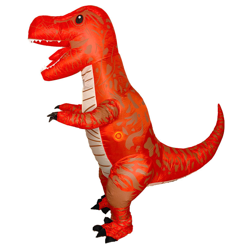 Transfronterizos Halloween Tiranosaurus Evento Show Fiesta Extraña Muñecas divertidas Montajes Dinosaurios Disfraces Inflables Cos