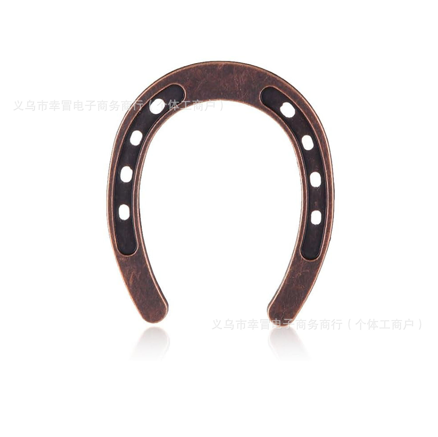 Cross-Border European and American Metal Lucky Horseshoe Pendant Retro Wedding Decoration Return Gift Wedding Party Gift Thank You Card