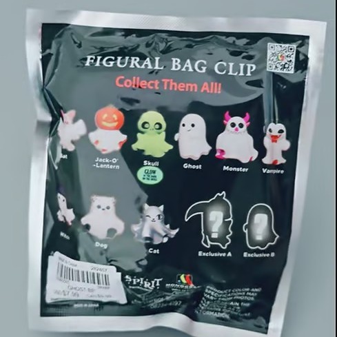 2025万圣节新款Ghost Bag Clip Blind Pack幽灵包夹盲盒盲袋套装|undefined