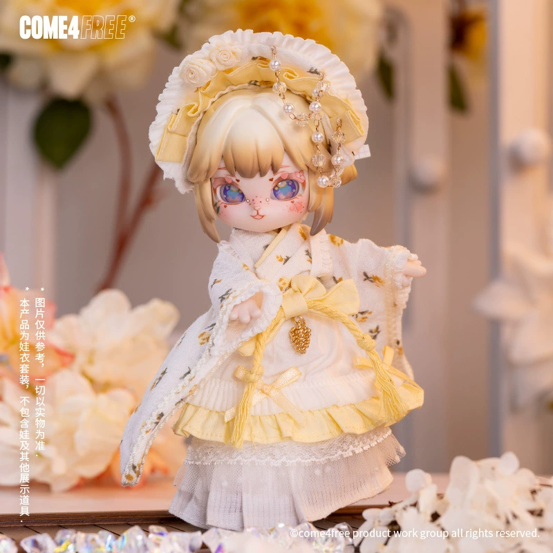 COME4FREE [Десертная серия] Милая жёлтая сумка 12 точек OB11 кукла BJD юбка кукольная одежда