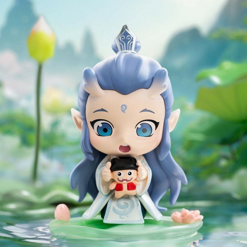 泡泡玛特盲盒哪吒之魔童闹海系列手办公仔车载摆件潮玩具一件包邮|undefined