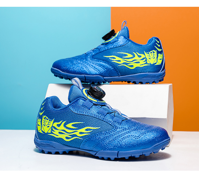 Chaussures de foot pour garçon avec fermeture à boucle_voghion.com