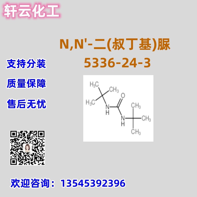 N,N'-二(叔丁基)脲 二叔丁基脲 CAS 5336-24-3 品质保证 售后无忧