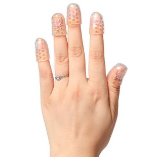 Silicone Finger Cover Latex Rubber Finger Protection Anti-Wear Breathable Anti-Slip Toe Protection Cover Single Finger Protection Anti-Pain