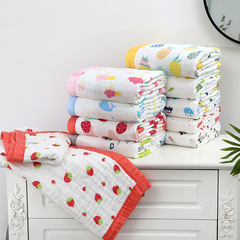 Six-layer baby bath towel pure cotton gauze new children baby 100% cotton absorbent soft quilt cover blanket spring and autumn style