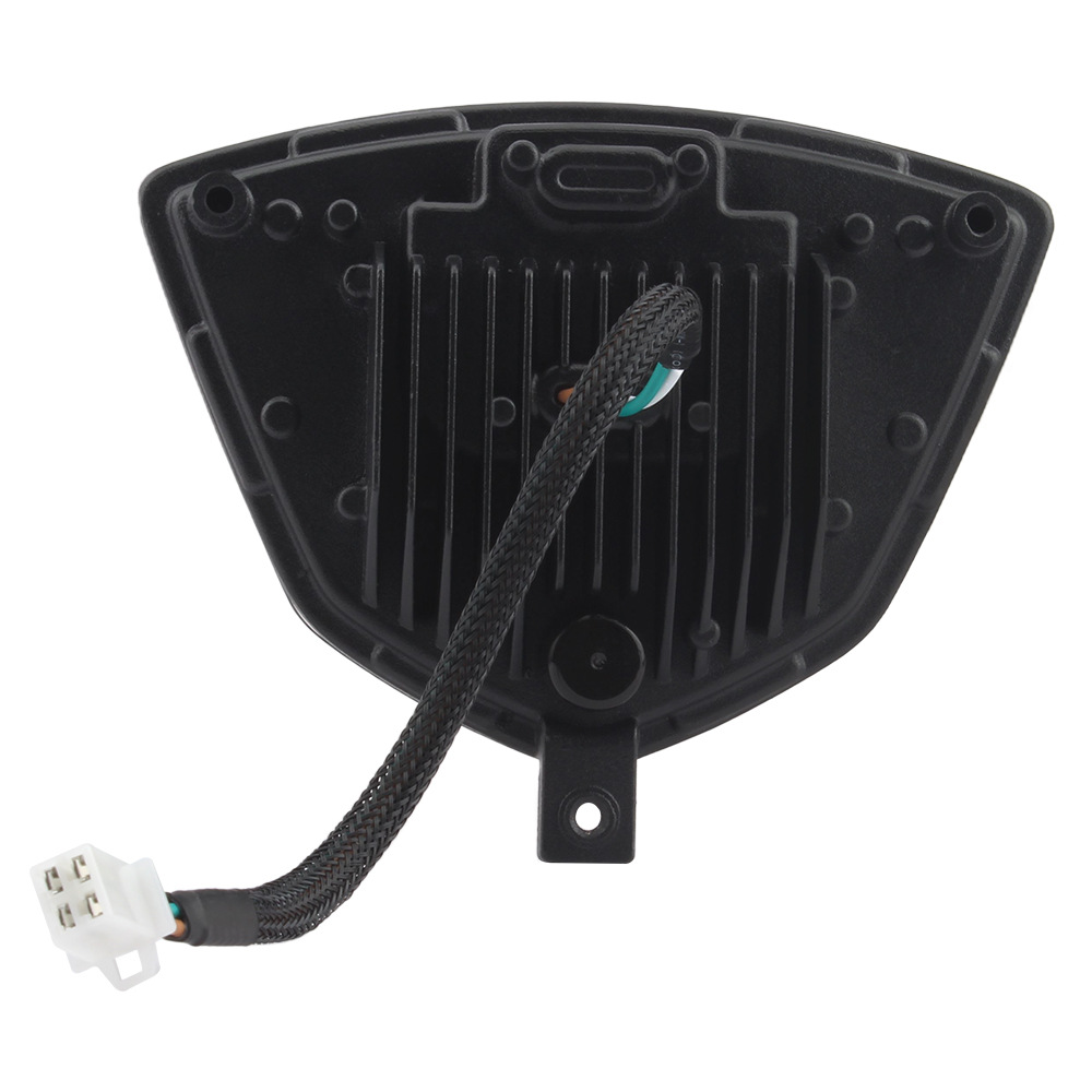 GAS double round convex mirror LED headlight motorcycle EC 250 250F 300F EX 300 off-road motorcycle lamp wick
