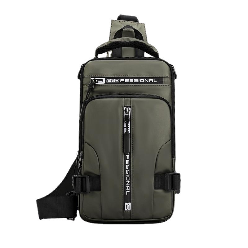 クロスボーダー専用新型メンズ多機能チェストバッグファッションカジュアルシングルショルダーバッグ防水宇宙布リュックサック|undefined
