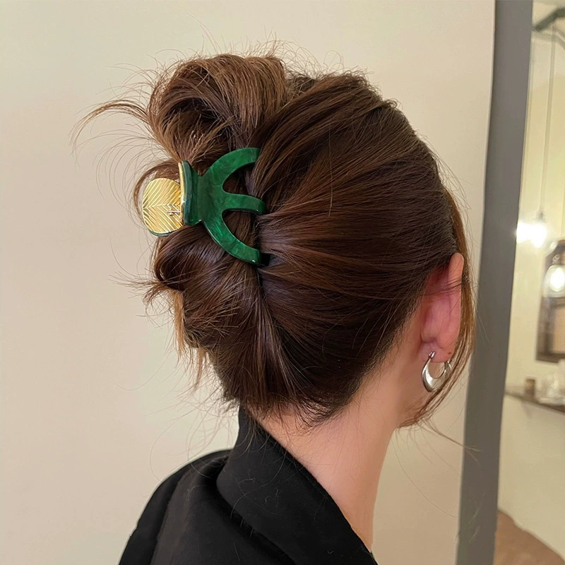 Модный акульий принт, металл креветка булавка, заколка hair, аксессуар для волос, 2025 год, новая коллекция