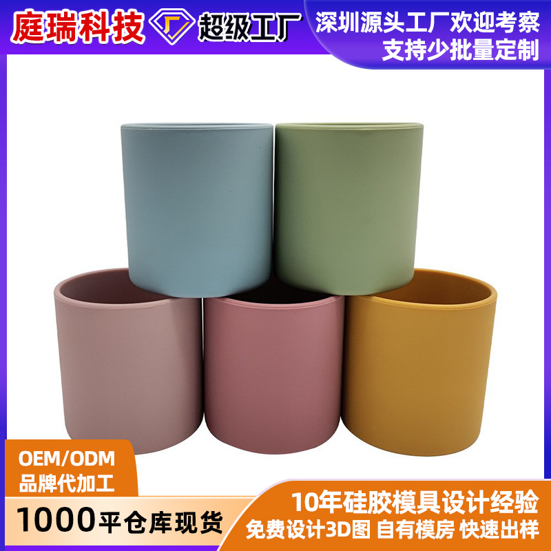 Taza de agua para niños taza de agua de silicona mini taza de agua de entrenamiento recto taza de agua de silicona para bebés taza de agua para bebés