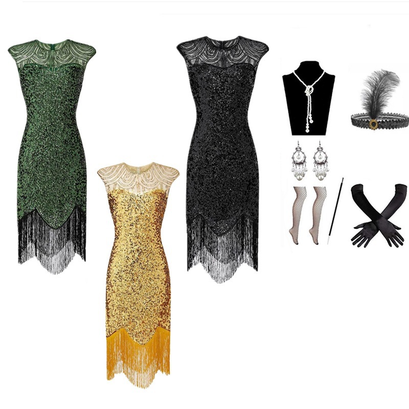 retro evening dress