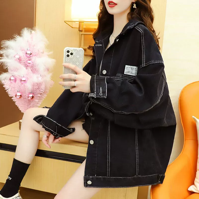 TikTok, denim jacket, plus size, internet celebrity
