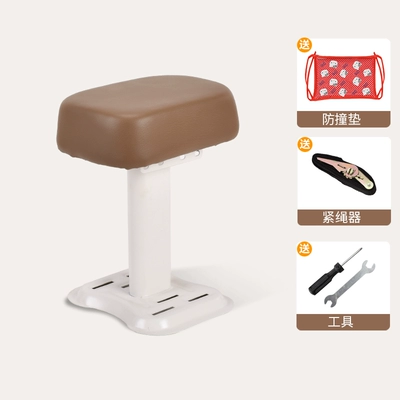 Suitable for Electric Vehicle Child Seats, Thickened Version, Liftable Child Stool, Baby Front-Mounted Battery Car for Children (Electric car child seat) - white-single-seat-not-adjustable-thickened-seat