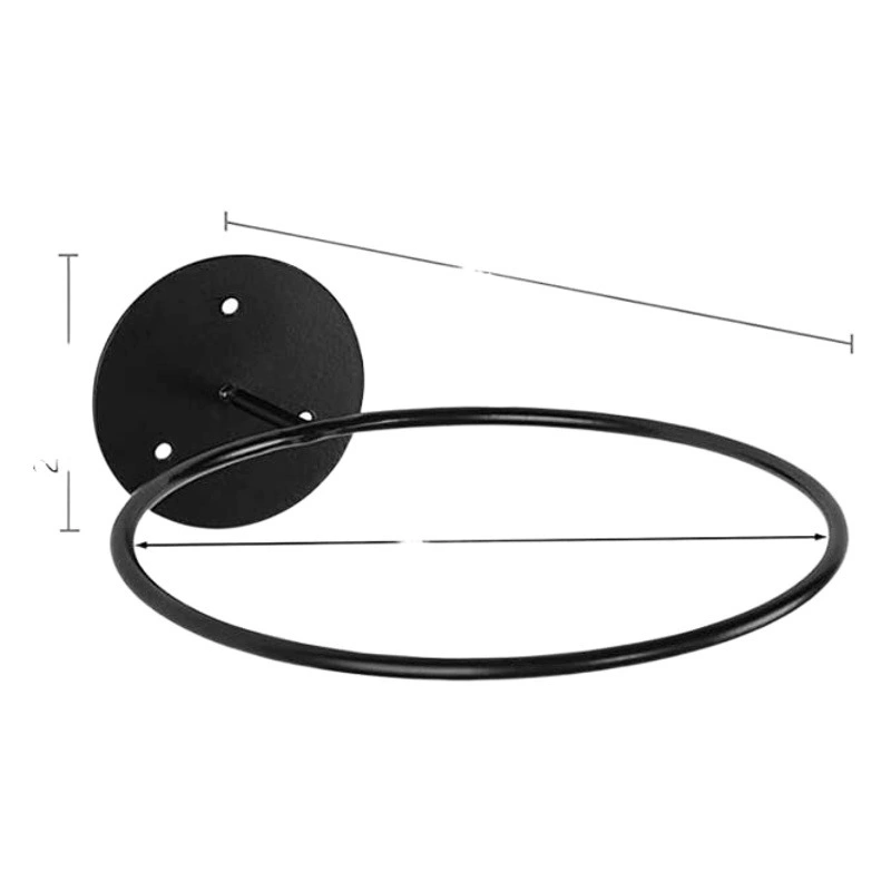 Кованая настенная баскетбольная стойка для трансграничного баскетбола