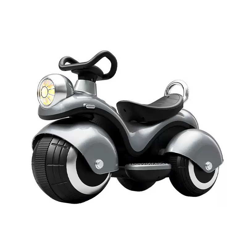 Niños motocicleta eléctrica de doble tracción triciclo coche de batería para niños coche de juguete de control remoto para niños se puede sentar