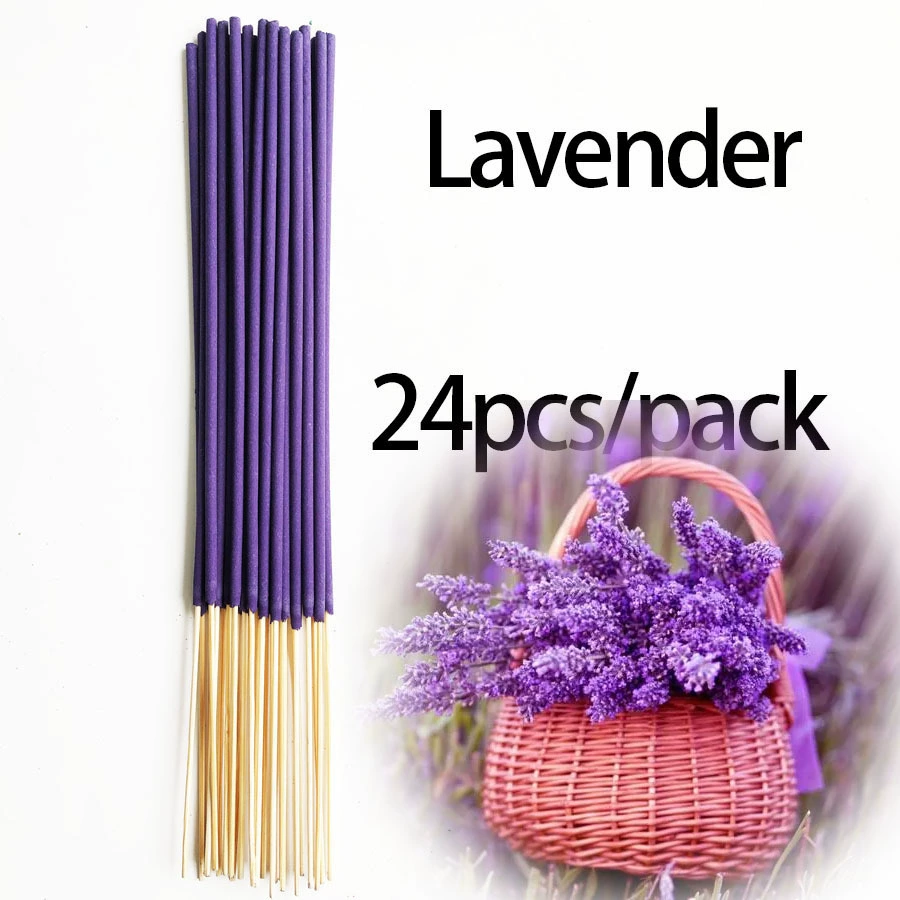 24/73/170 aromatherapy sticks, cross-border household bamboo stick incense, various flavors, optional quantity, can be customized with temu labeling