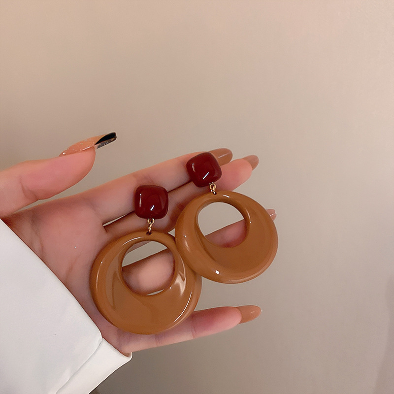 銀の針の愛の羽のイヤリングの気質の秋冬のカレーのイヤリングのファッションの百合のイヤリングの美ラードのイヤリングの卸売りの女性|undefined