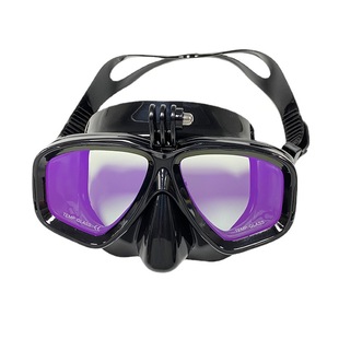 Color-plated diving glasses breathing tube set snorkeling mask full dry anti-fog swimming silicone diving glasses