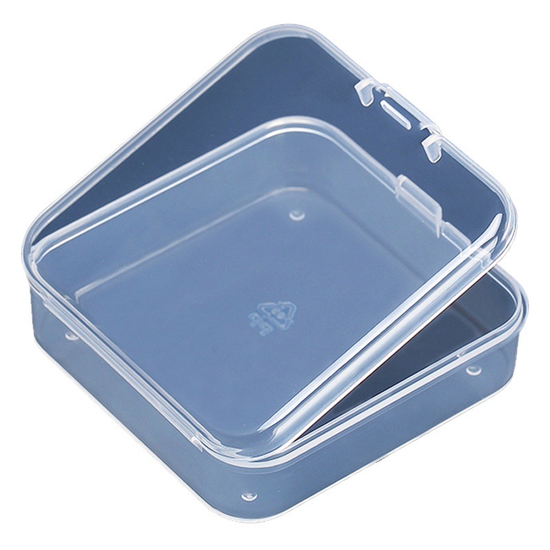 Caja pequeña mini lindo caja de plástico caja de almacenamiento caja de piezas A75 componentes caja de plástico original Cuadrado