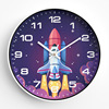 Children's cartoon watch, quartz wall astronaut for bedroom, 14inch, 35cm