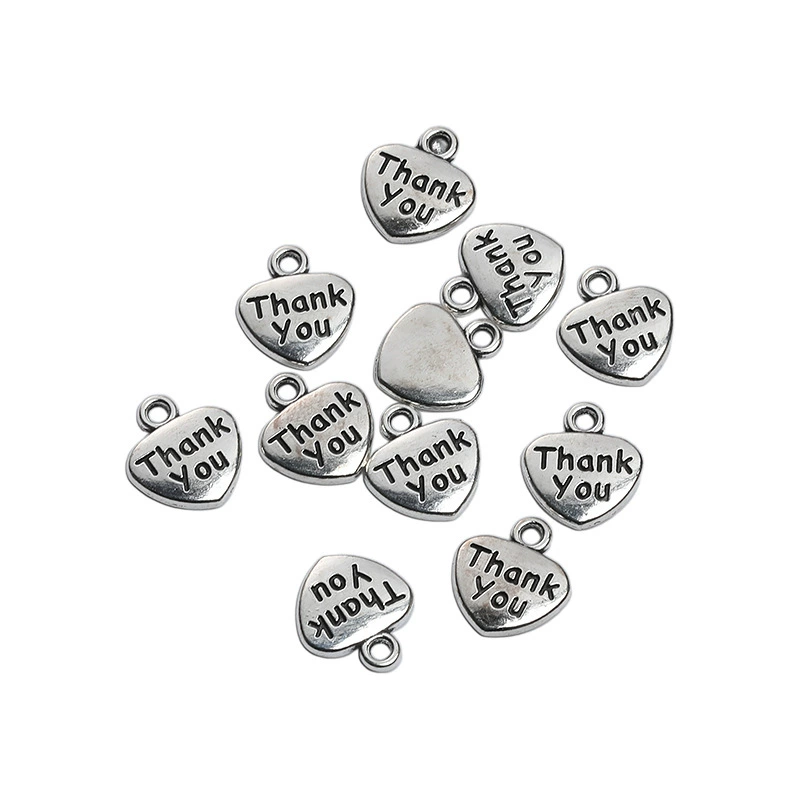 Аксессуары для бижутерии DIY из цинкового сплава, подвеска в форме персонажа Love, подвеска «спасибо, люблю», закка