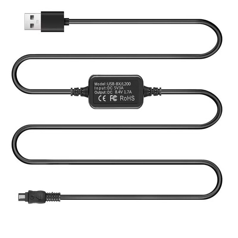 AC-L20 L25 AC-L200 USB Boost Power Supply Adapter for Sony DCR-SR Series