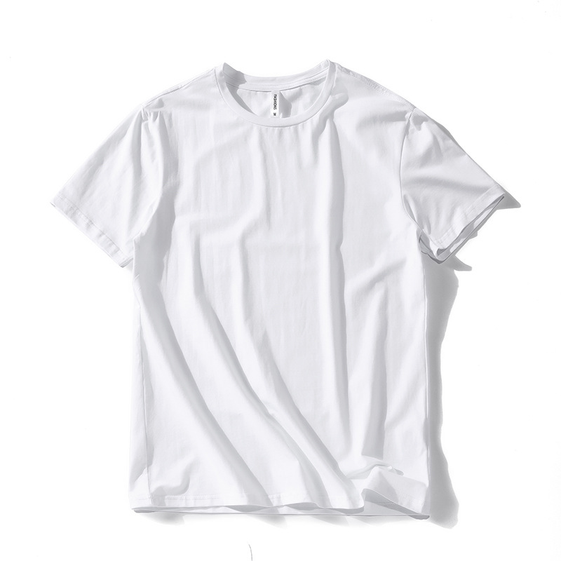 新款夏季休閑百搭棉短袖男T恤青少年圓領(lǐng)寬松多色薄款現(xiàn)貨上衣