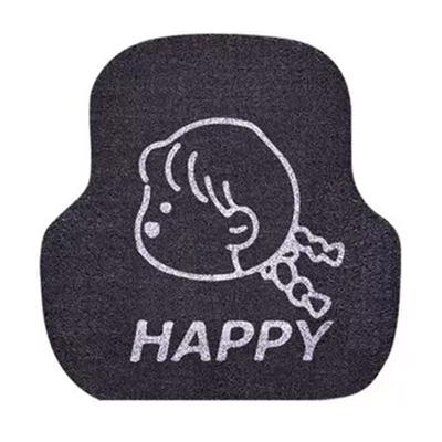 Avtomobil döşəmə paspasları Dust Removal Floor Mats Cute Bunny - mengqu-7-back-row-5050cm-standard