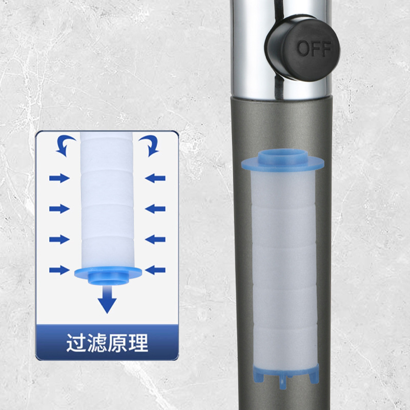 淋浴增压花洒喷头网红戴喷家用过滤手持花洒套装淋浴一整套莲蓬头|undefined