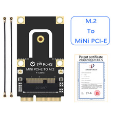 M.2 NGFF To  PCI-E Wireless Adapter Converter With IPEX 4 An