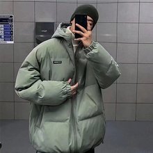港风棉服男潮牌外套加厚棉衣韩版潮流日系面包服宽松2023冬季新款