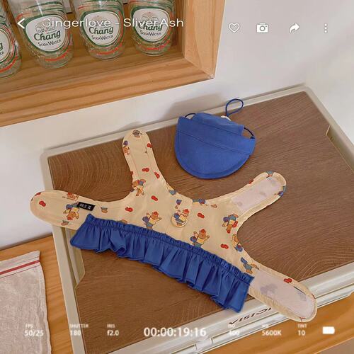 Pet clothes for dogs and cats, new spring and summer skirts, vest-style harness, traction clothing, dog leash for outings