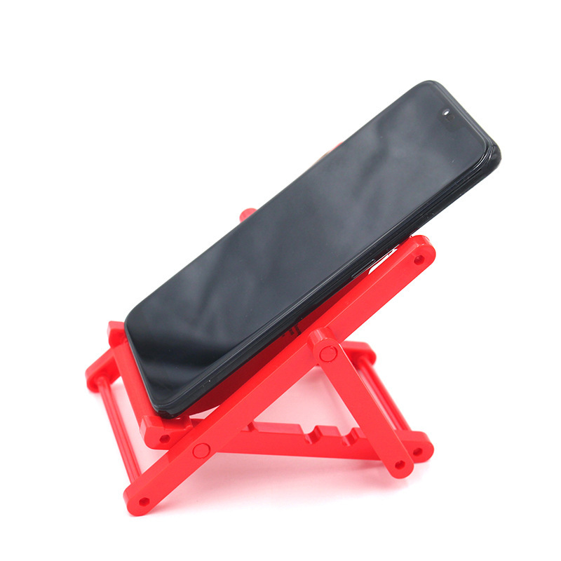 Print Customer LOGO ABS Beach Chair Mobile Phone Holder Recliner Mobile Phone Holder Plastic Desk Mobile Phone Holder