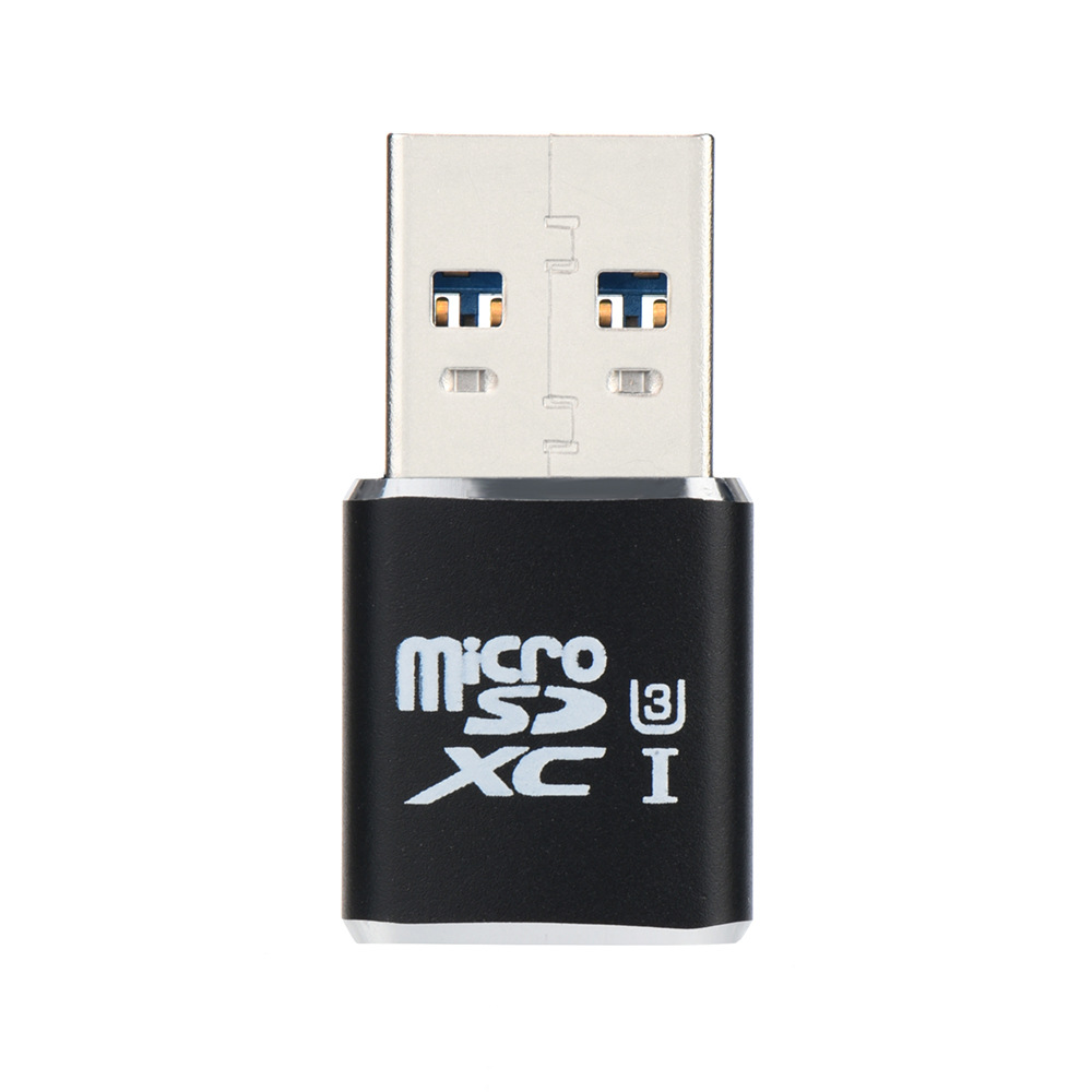 USB3.0 lector de tarjetas MICRO SD lector de tarjetas de aleación de aluminio Shell ventas directas de fábrica