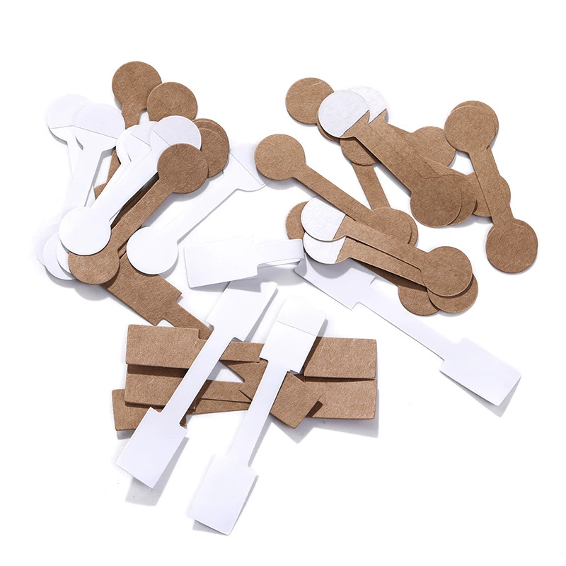 Круглая квадратная крафт-бумага с липкой этикеткой картон кольцо браслет ювелирная карта A800375