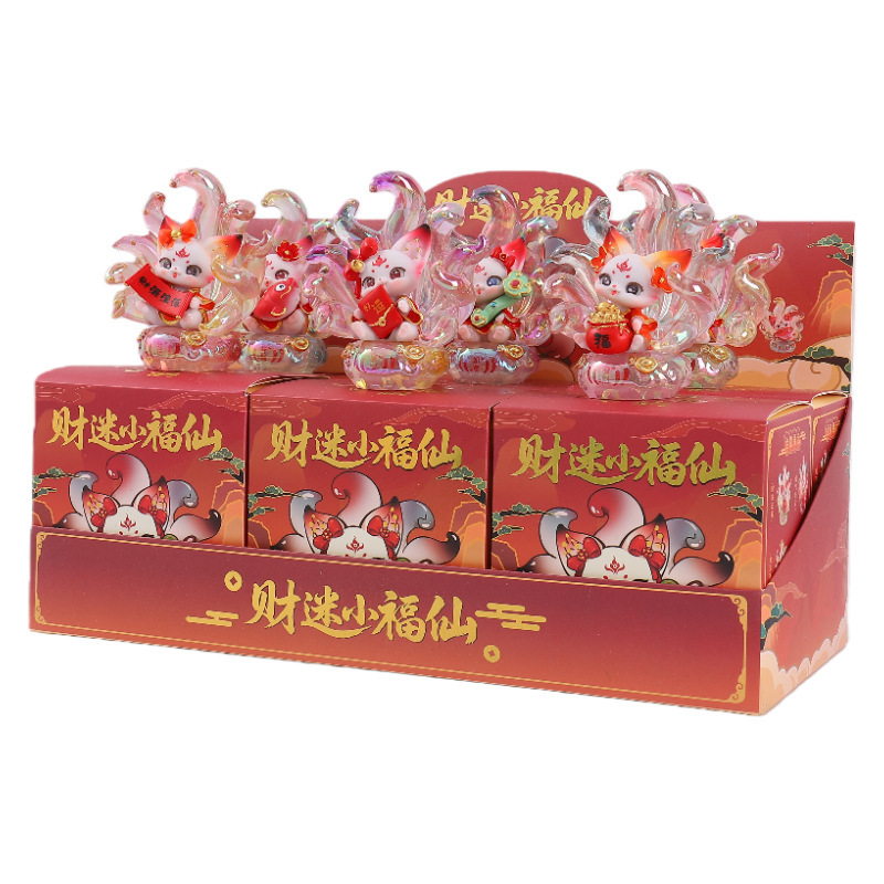 2031-253 money fan little fox fairy one color box (6 pieces)