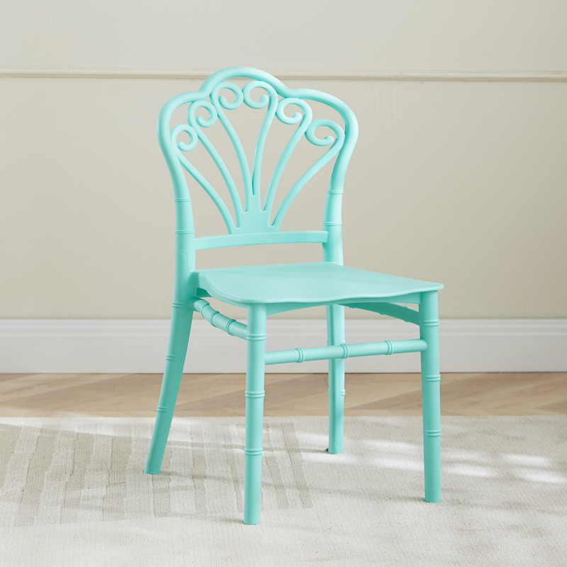 Silla infantil de bambú para banquetes, jardín de infantes o comedor, con respaldo integrado, uso doméstico o escolar