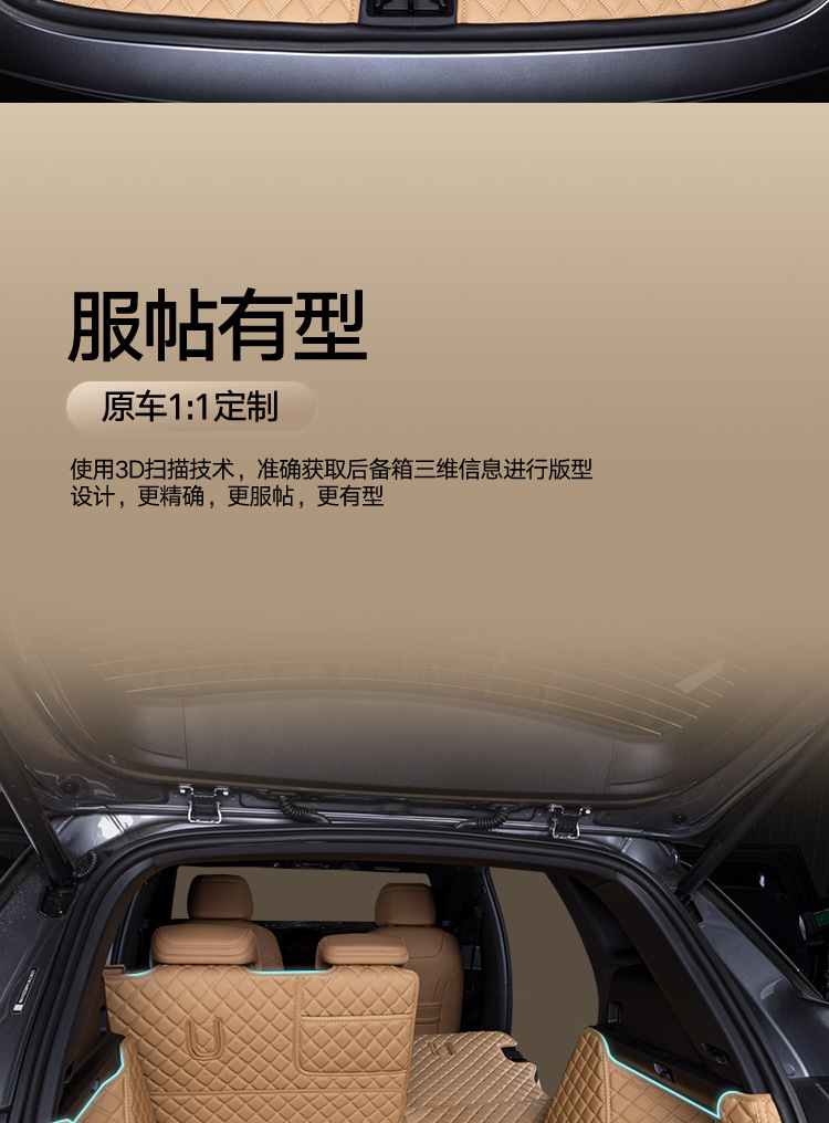 Suitable for Song Ldmi Trunk Mat 25 Models Byd Decorative Supplies Modification Accessories Fully Surrounded Foot Mat Trunk Mat