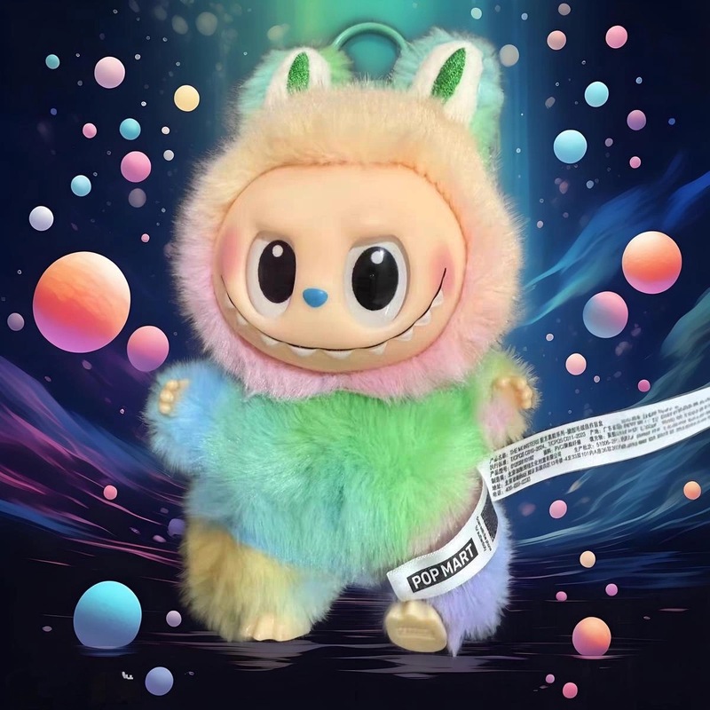 现货泡泡玛特labubu拉布布四代潮玩搪胶毛绒公仔马卡龙高品质盲盒|undefined
